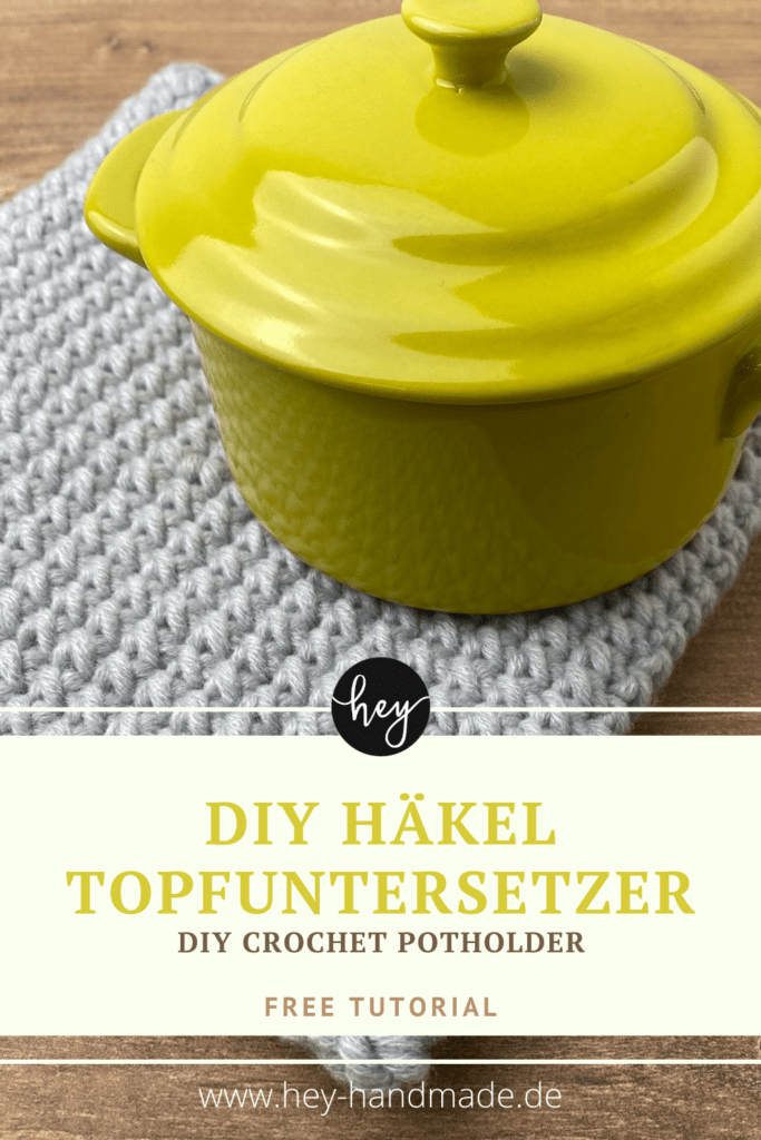 Anleitung für einen modernen & schnellen DIY Topfuntersetzer von hey-handmade